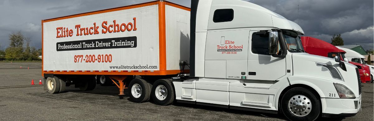Image of branded truck in the training yard